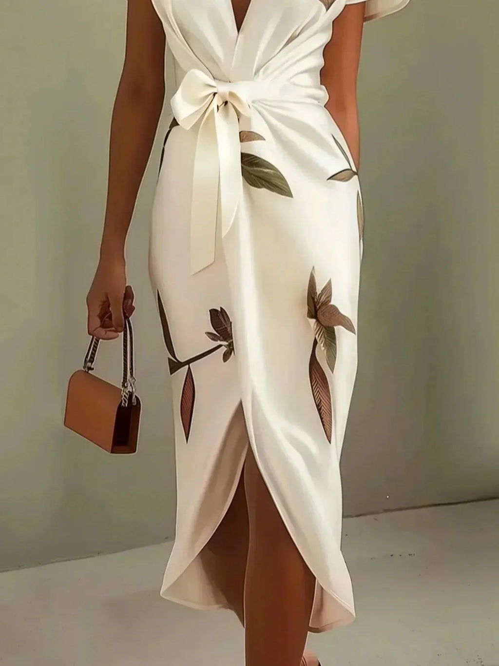 Marfil | Vestido Cruzado Elegante