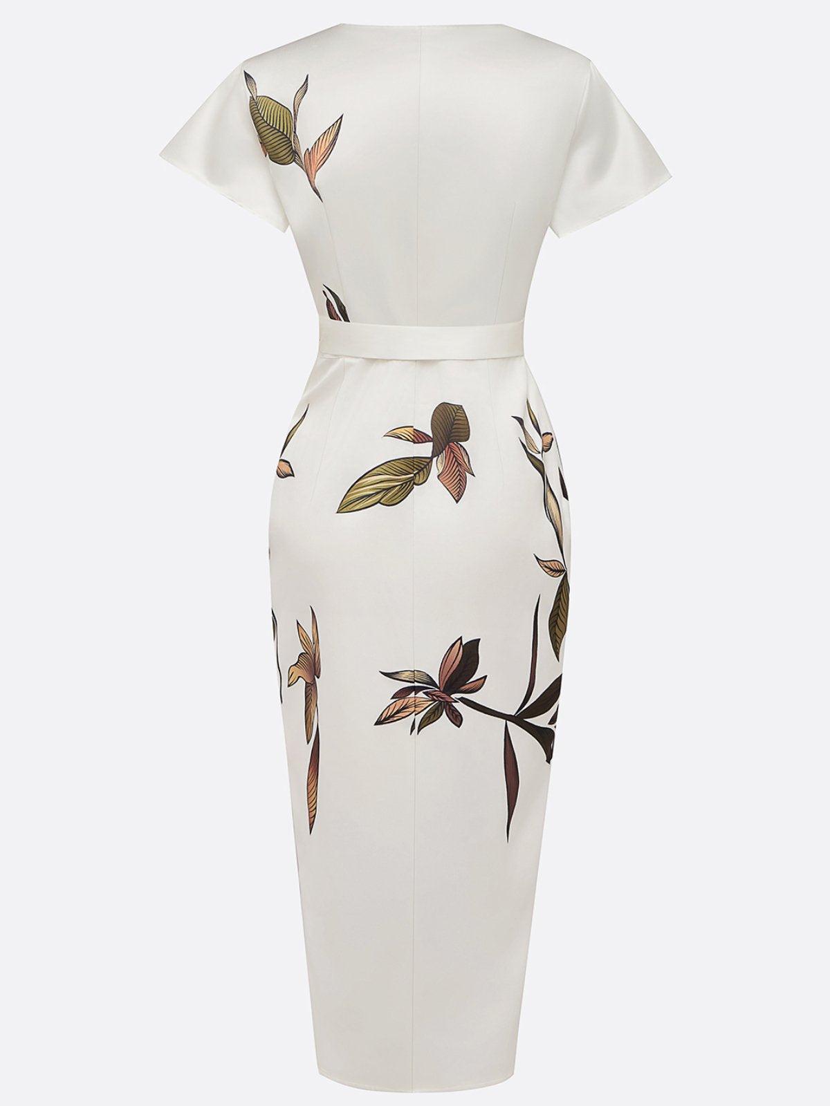 Marfil | Vestido Cruzado Elegante
