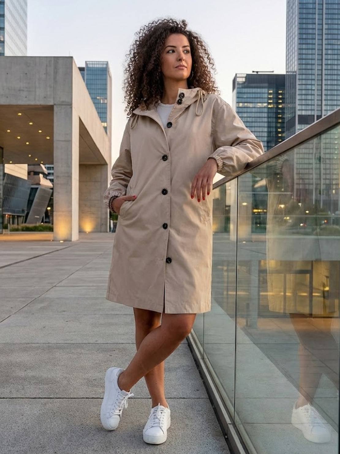 Dana | Chaqueta Cortavientos Impermeable